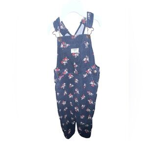 OshKosh B'gosh Floral Blue Overalls